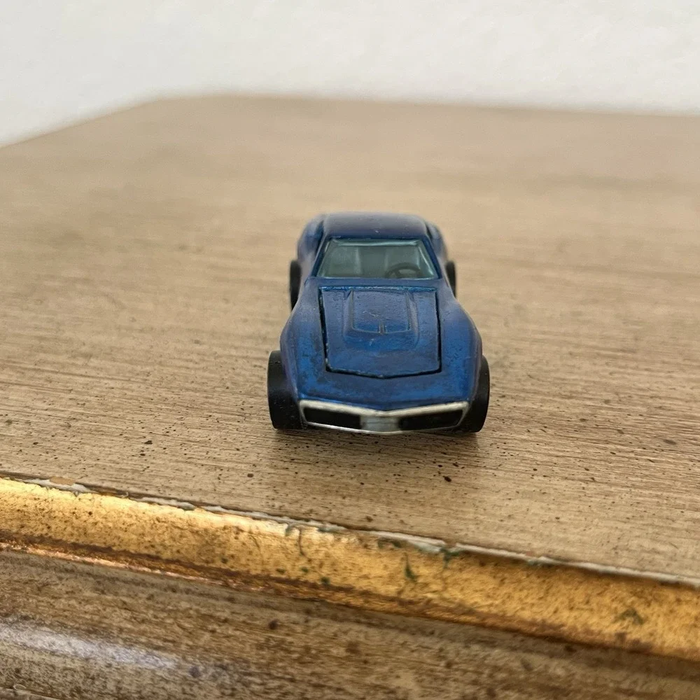 1968 Hot Wheels Redline Custom Corvette Blue Hong Kong HK Vintage